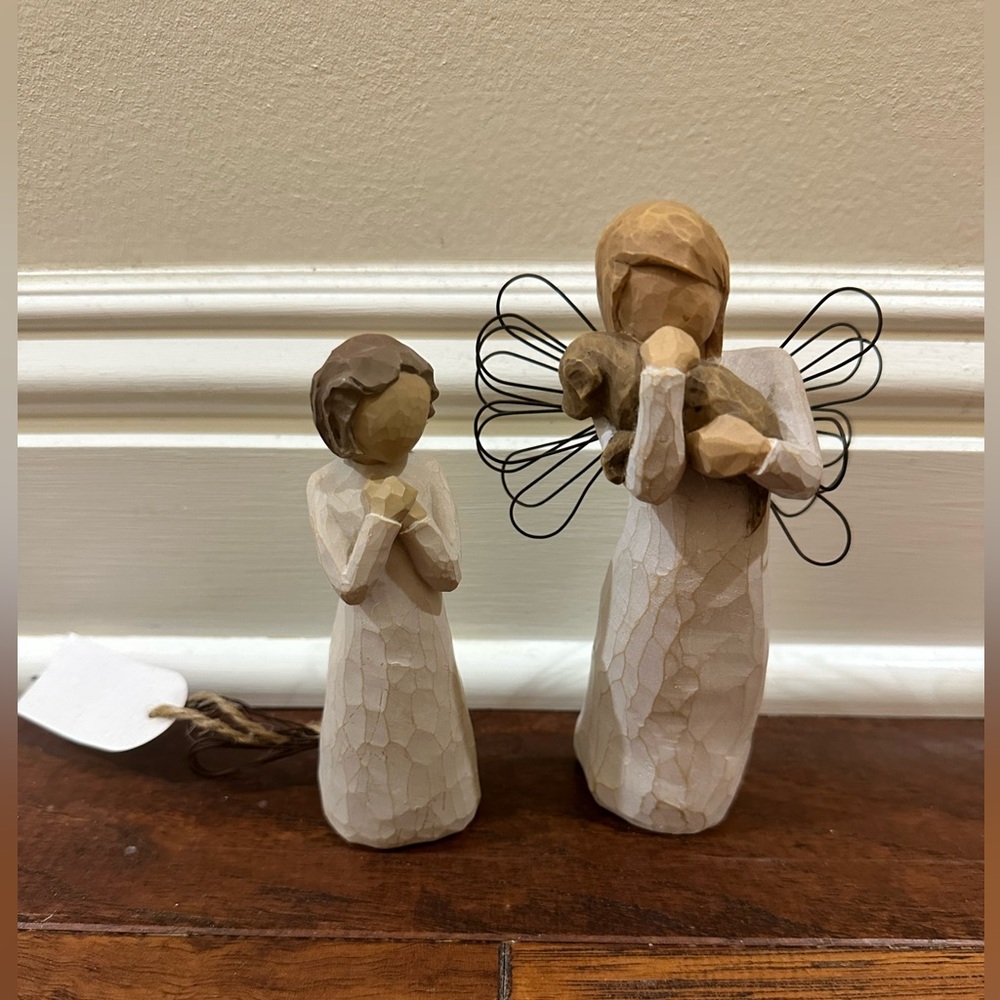 Willow Tree Angel of Friendship and Angel of Wishes